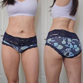 Navy Bikini with Lace Band