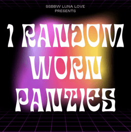 1 Random Worn Panties No Tracking