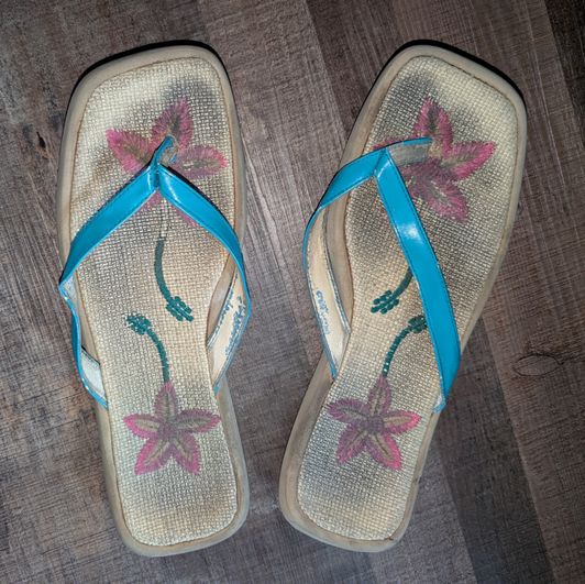 Old Dirty Goddess Flipflops