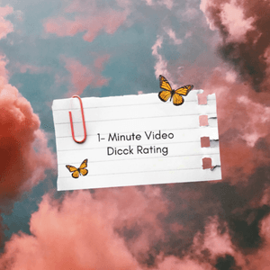 1 Minute Video Cock Rating