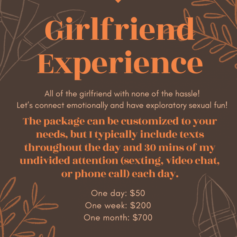 GFE: girlfriend experience