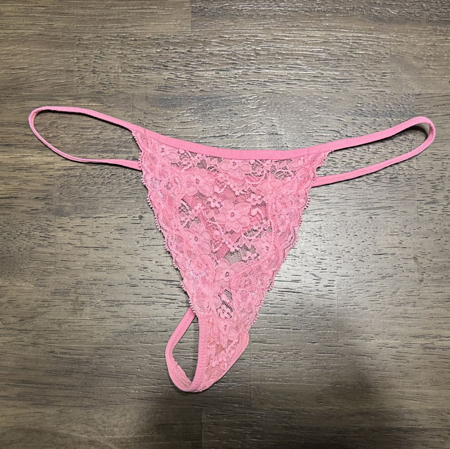 Pink Lace G String