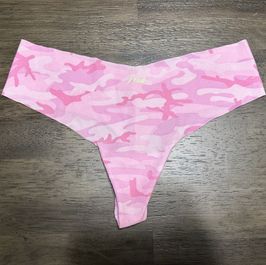 Pink Camo Spandex Thong