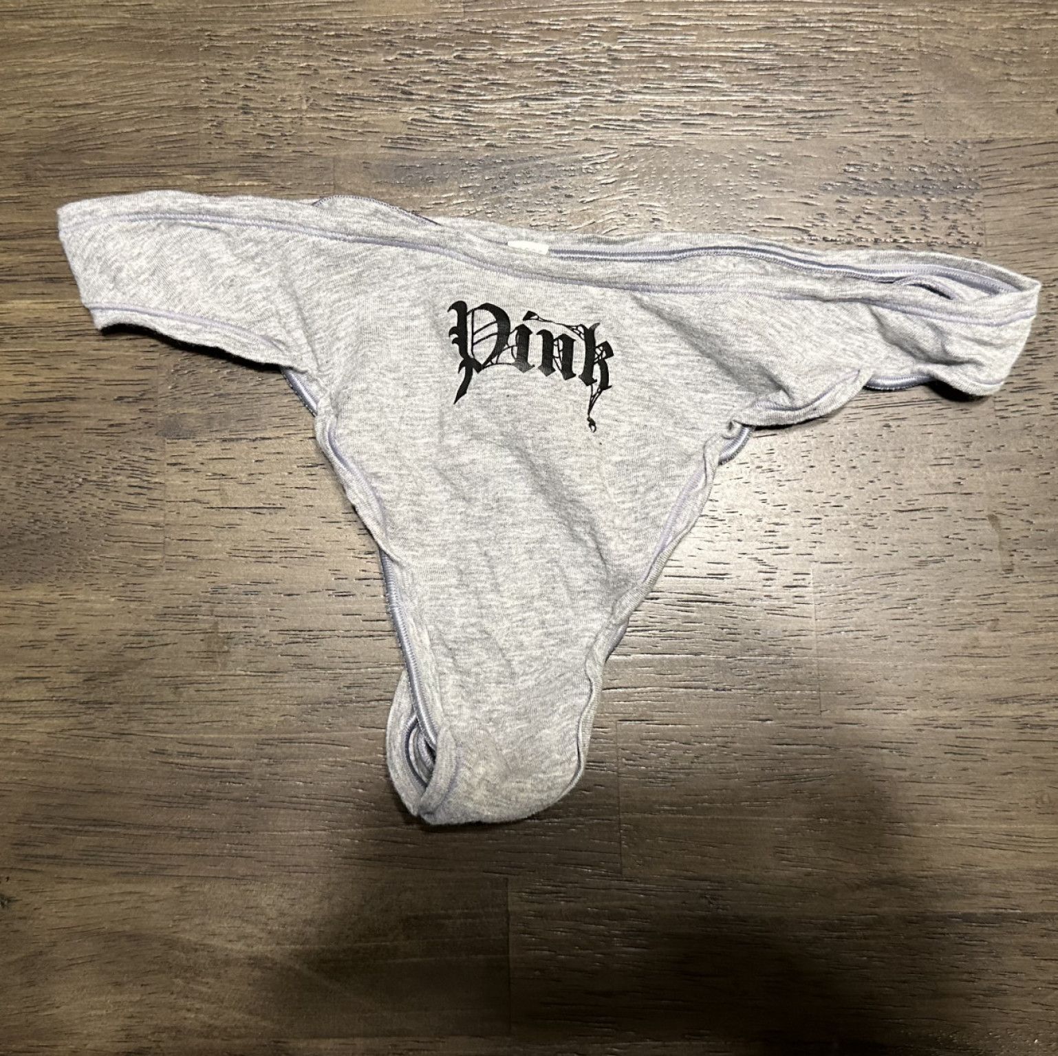 Gray PINK Thong