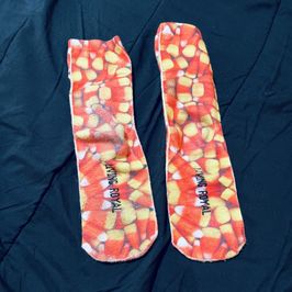 Candy corn socks!