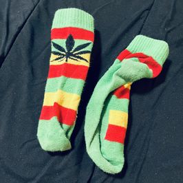 Leaf ankle socks
