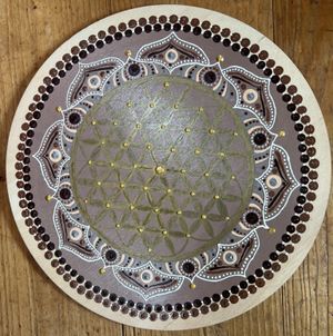 Goldenbrown mandala