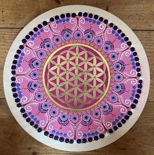 Goldenpink mandala
