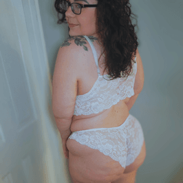 Matching White Lace Lingerie