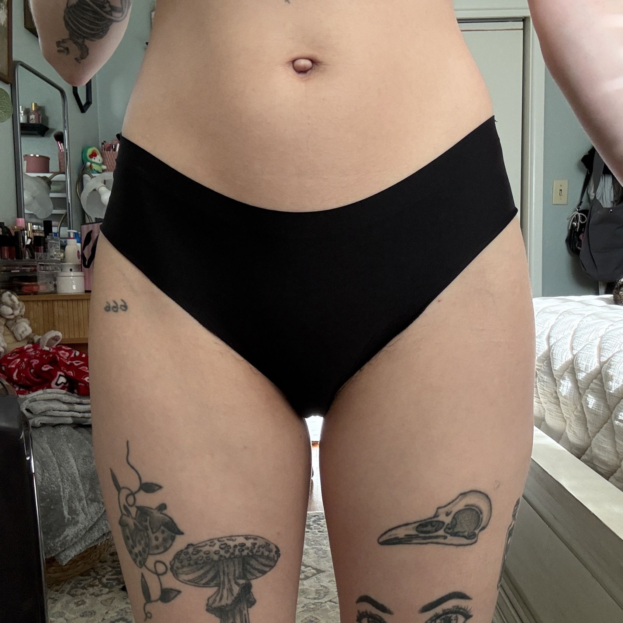 Sexy Black Lace Cheeky Panties