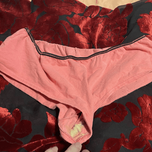 Stained Hot Pink Hipster Panties