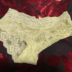 Highlighter Yellow Lace Cheeky Panties
