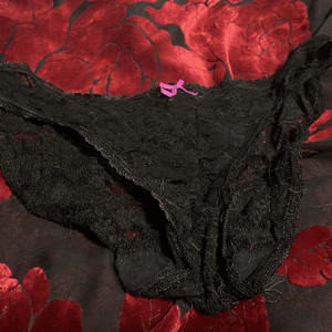 Full Black Lace Hipster Panties