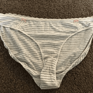 Cute Striped Hipster Panties