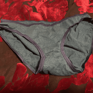 Blue Cotton Hipster Panties