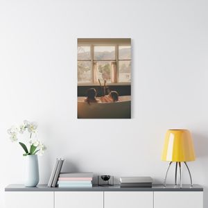 Sav and Bri on Canvas 2 12inx18in