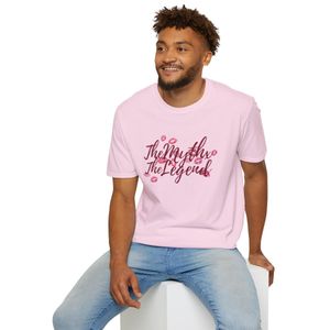 TheMythxTheLegend Crewneck Tshirt Pink