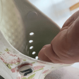 ExGirlfriend Crocs Foot Dangling