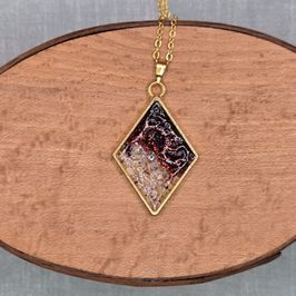 Small Diamond Shape Pendant