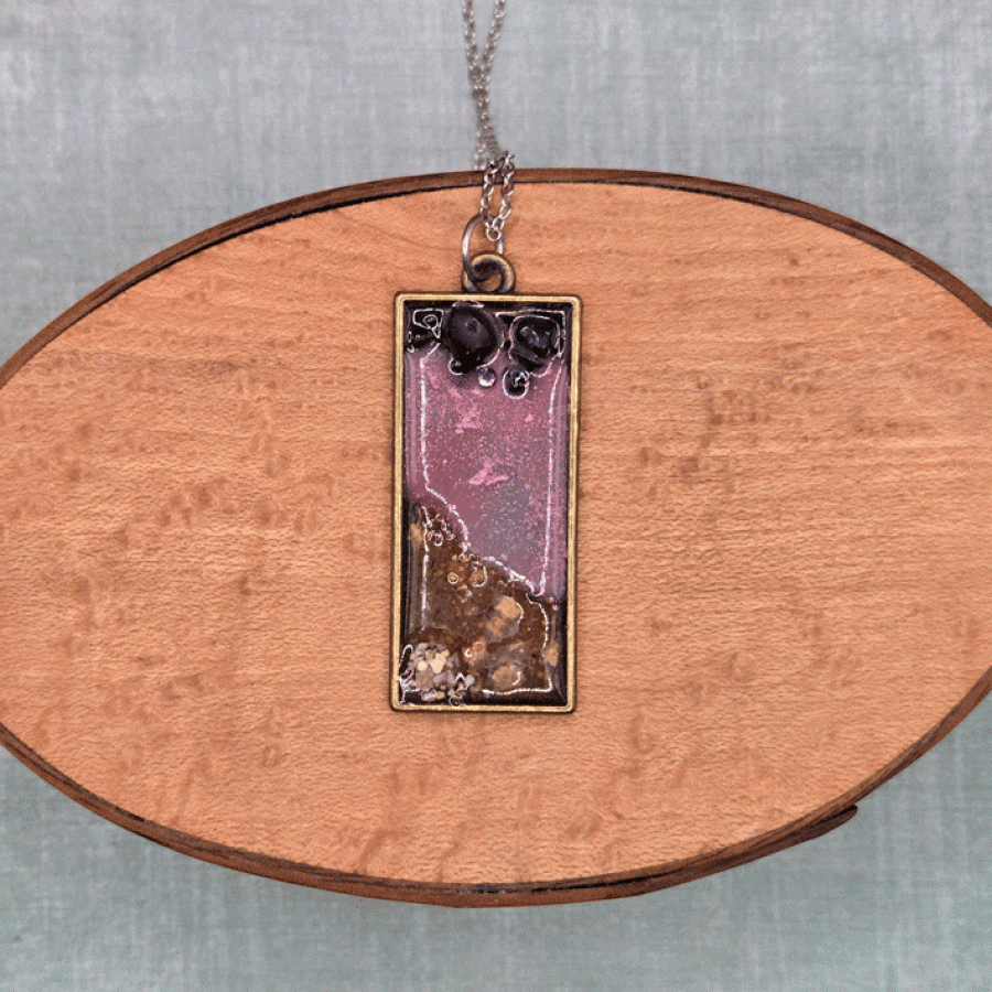 Tall Rectangle Pendant 2