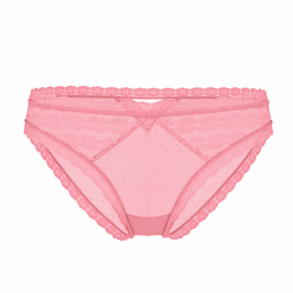 Used Pink Floral Panty