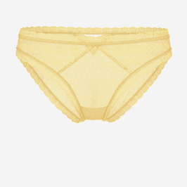 Used Yellow Floral Panty