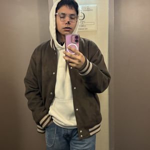 this brown jacket
