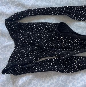 Rhinestone bodysuit from fashionnova