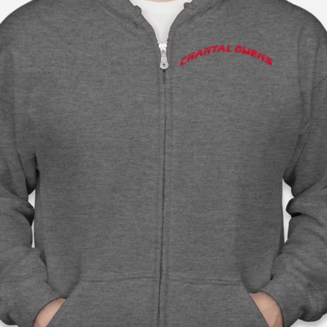 Full zip Hoodie Grey