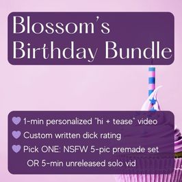 Blossoms Birthday Bundle
