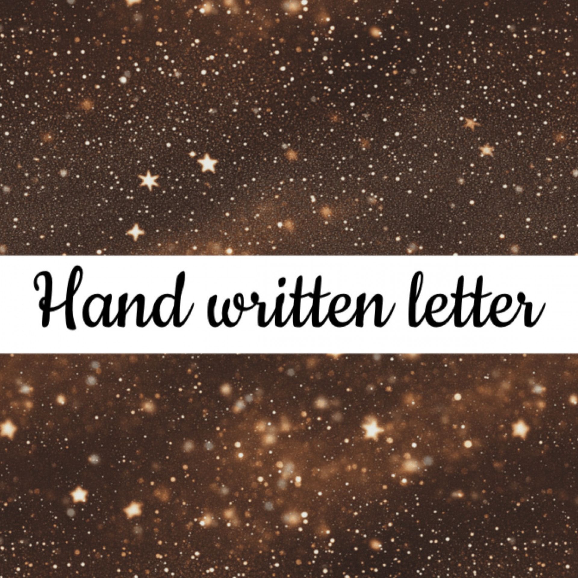 Handwritten letter