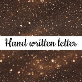 Handwritten letter