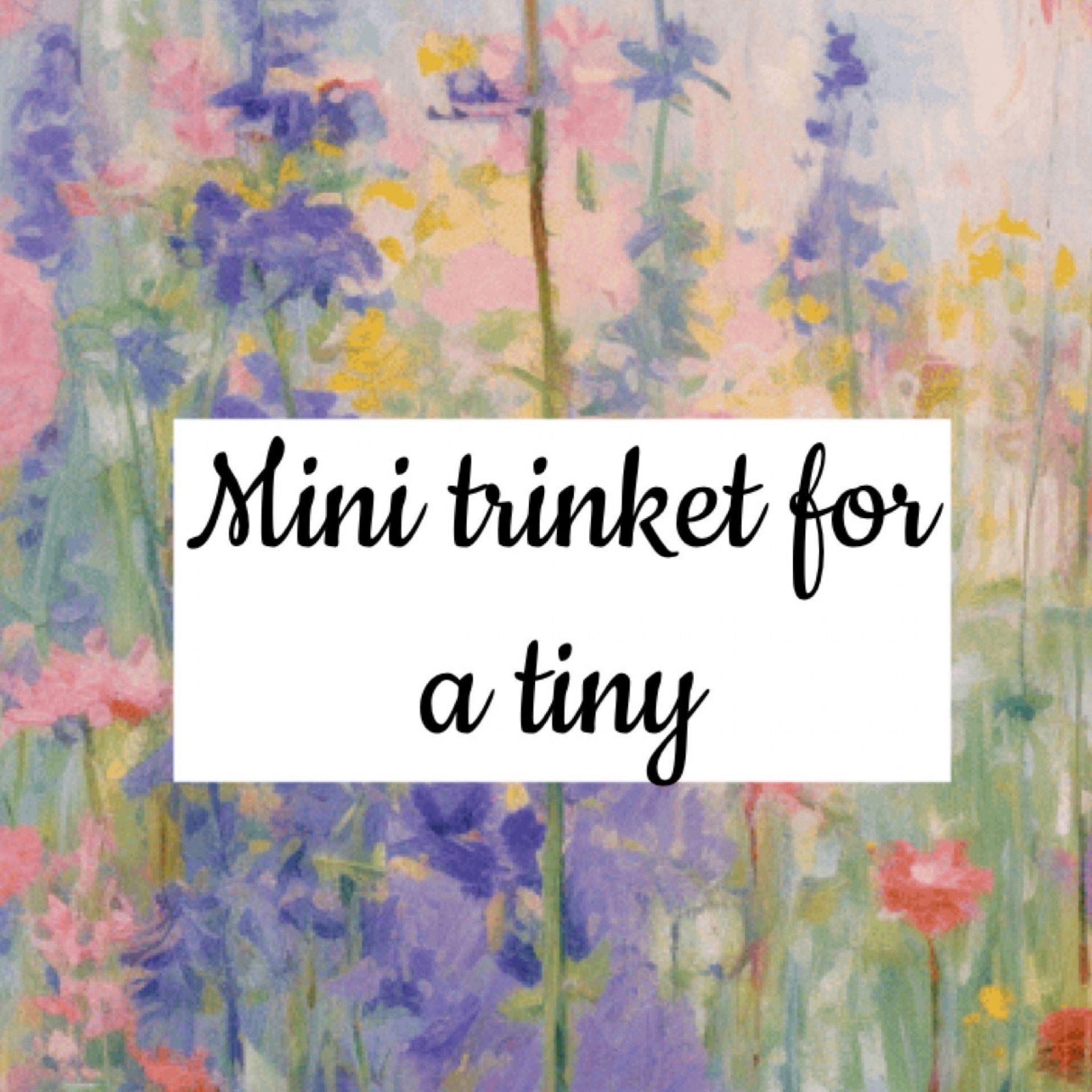 Mini trinket for tiny
