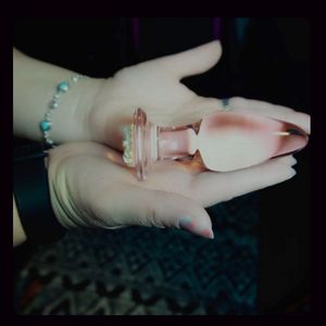 Flower Glass Anal Plug Toy