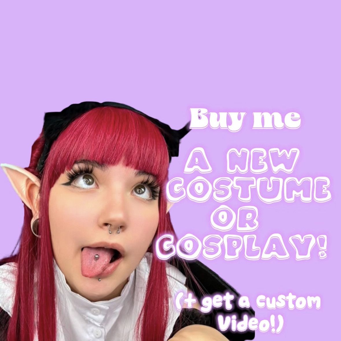 BUY ME A NEW COSPLAY!