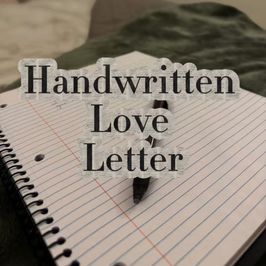 Handwritten love letter