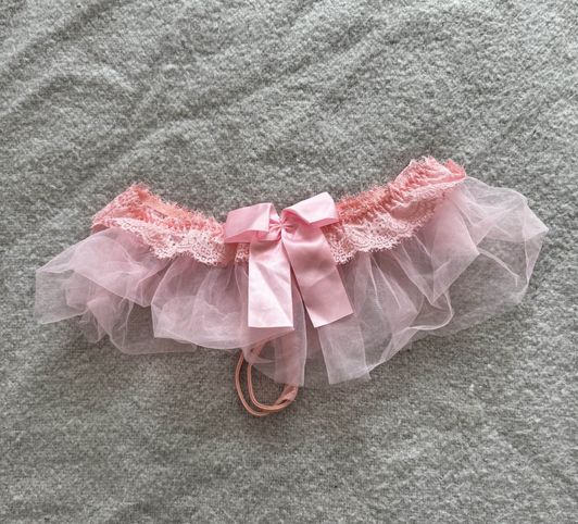 Dirty Femboy Pink Skirt Panty