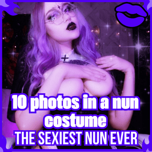 10 photos in a nun costume