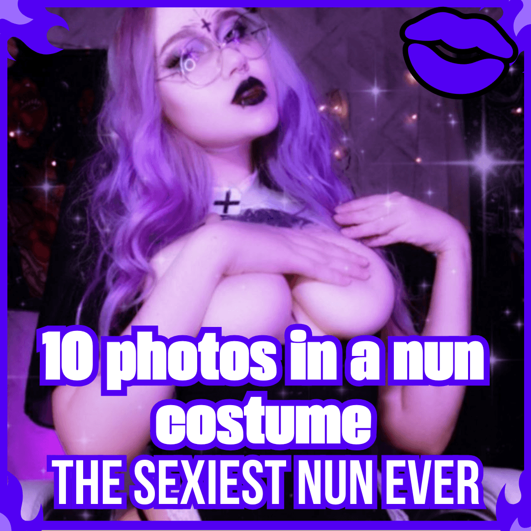 10 photos in a nun costume