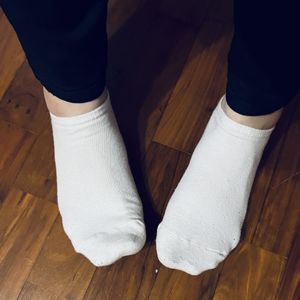 Cozy White Socks
