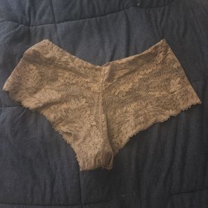 Worn Purple Lace Panties
