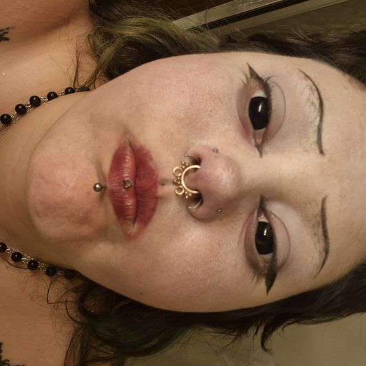 A single kiss for my stupid fucking face