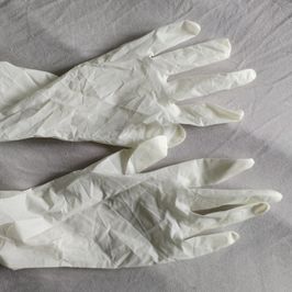 Used Latex Gloves