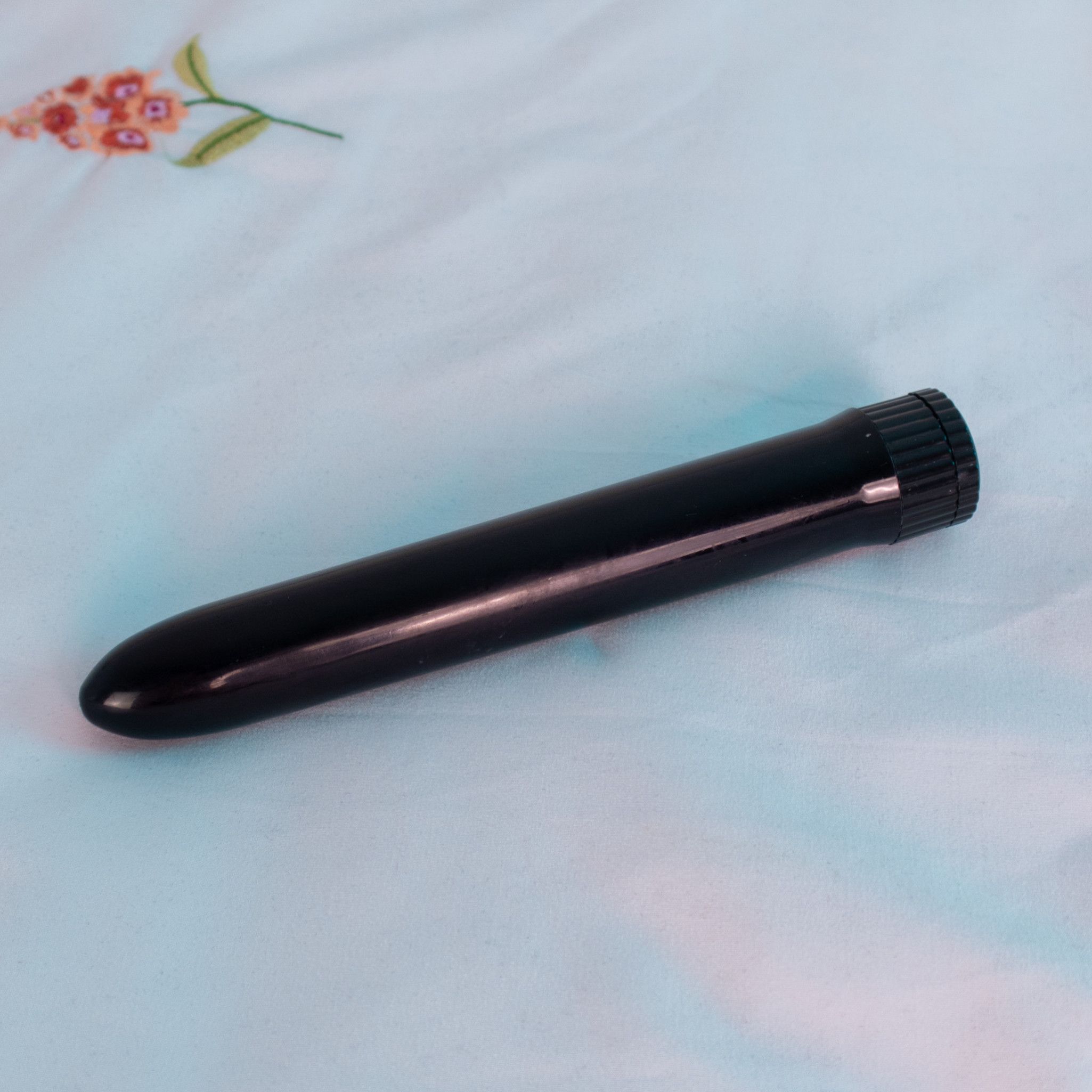 Very Used Black Plastic Dildo