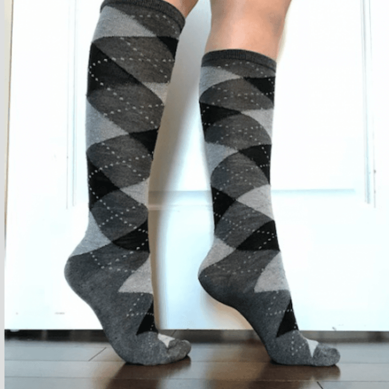 Dani Daniels Grey Knee High Socks