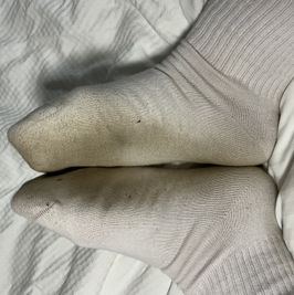 Dirty White Socks