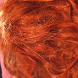 Long sexy red wig