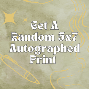 Random 5x7 Autographed Print