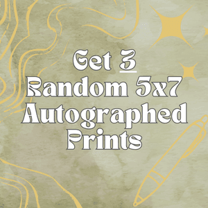 3 Random 5x7 Autographed Prints