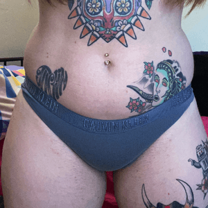 Blue CK Panties